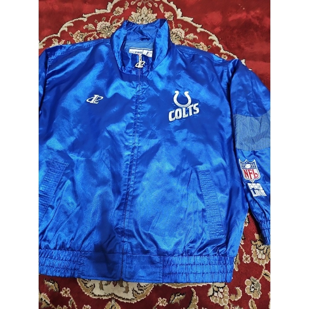 Vintage NFL Pro Line Logo Athletic Indianapolis Colts Jacket Coat Men's Size XL - Picture 3 of 7